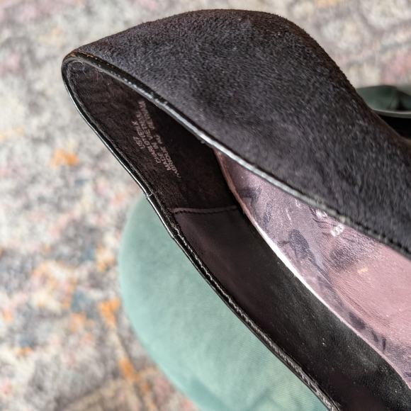 Elegant Black Embellished Heels Mantles Size 7 - Picture 4 of 6